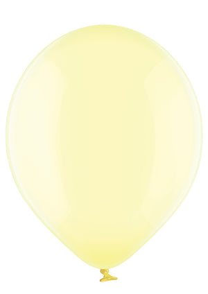 Open image in slideshow, Belbal 14&quot; round soap crystal yellow balloons (100 bag)
