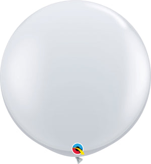 Open image in slideshow, Qualatex 36 inch jewel tone balloons in diamond clear
