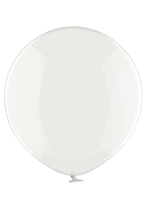 Open image in slideshow, Belbal 24&quot; round crystal balloons in clear
