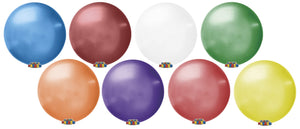 Globos Payaso 24" round crystal balloons