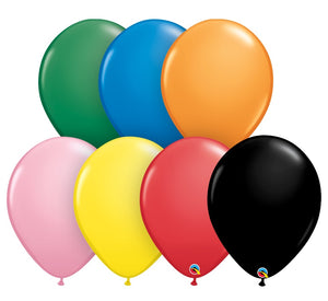 Qualatex 16 inch standard balloons in assorted colours