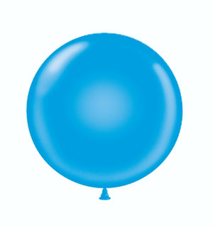 Open image in slideshow, Tuftex 17 inch standard balloons in blue
