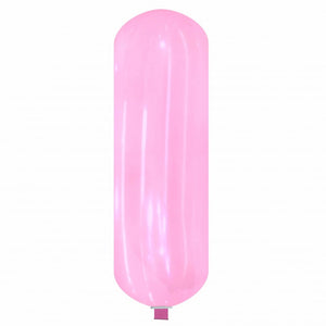 Cattex 87"XL banner crystal balloons in fuchsia