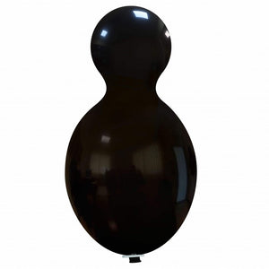 Cattex 59" doll standard balloons in black