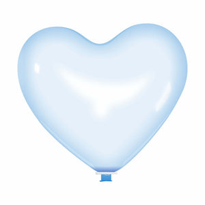 Open image in slideshow, Cattex 25&quot; heart crystal balloons
