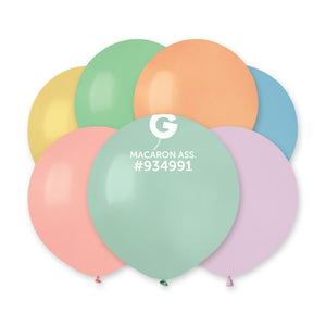 Open image in slideshow, Gemar 19&quot; round assorted balloons in macaron assortment (25 bag)

