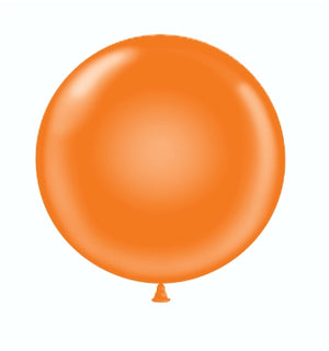 Tuftex 24 inch standard balloons in orange