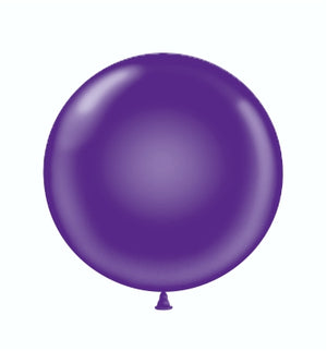 Open image in slideshow, Tuftex 17 inch crystal balloons in purple
