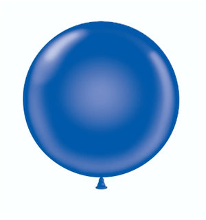 Open image in slideshow, Tuftex 24 inch crystal balloons in blue
