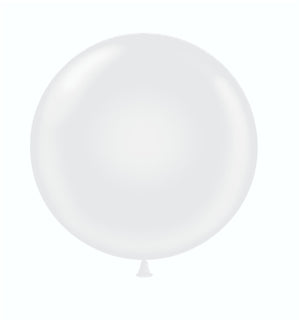 Tuftex 24 inch standard balloons in white