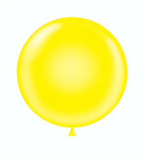 Open image in slideshow, Tuftex 24 inch standard balloons in yellow

